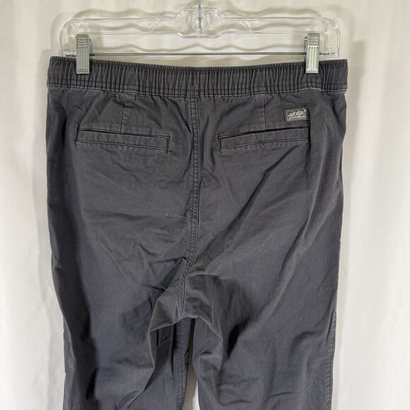 Eddie Bauer Joggers Women's 2 Grey Pull On Drawstring Mid Rise Cotton Blend - Picture 9 of 11